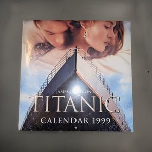 Vintage 1999 "TITANIC" movie 12 Month Calendar - NWT
